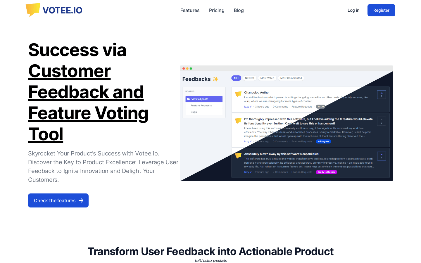 Votee.io preview