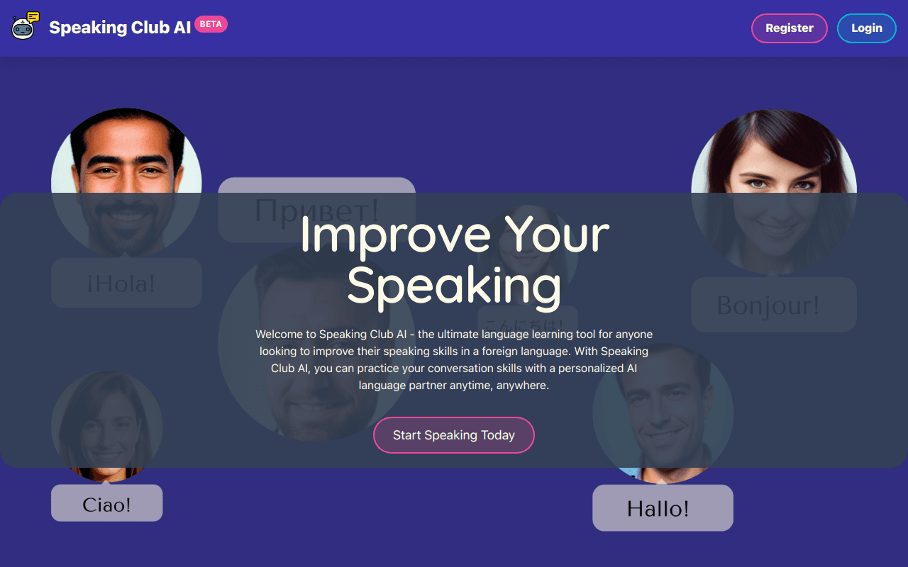 Speaking Club AI preview