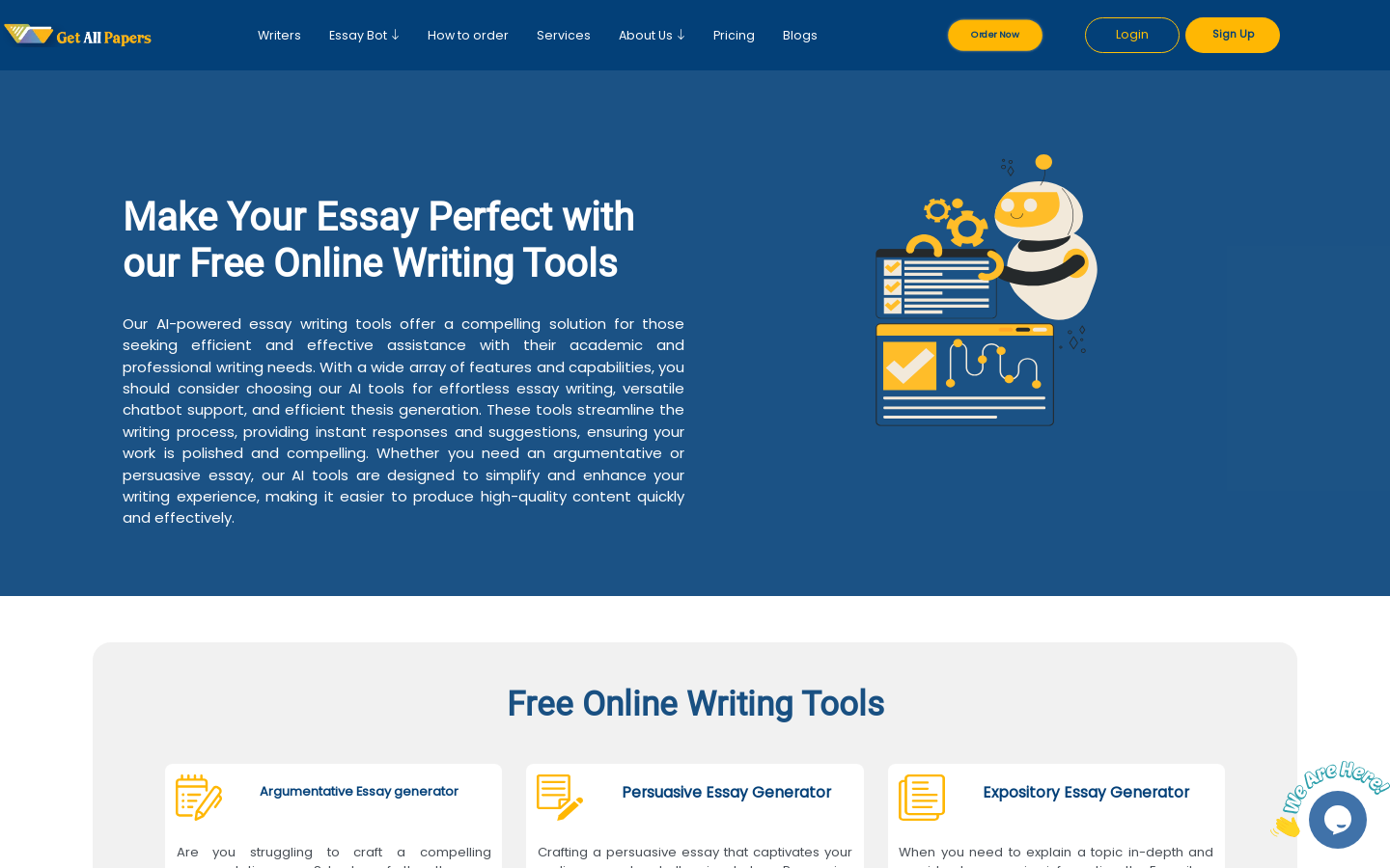 Essay Bot preview