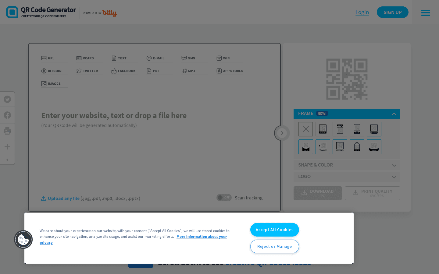 QR Code Generator preview