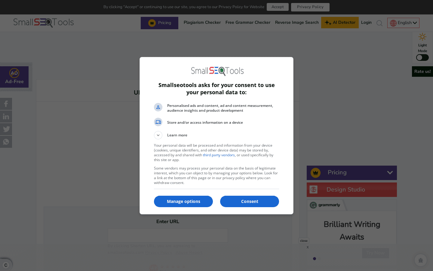 URL SHORTENER preview