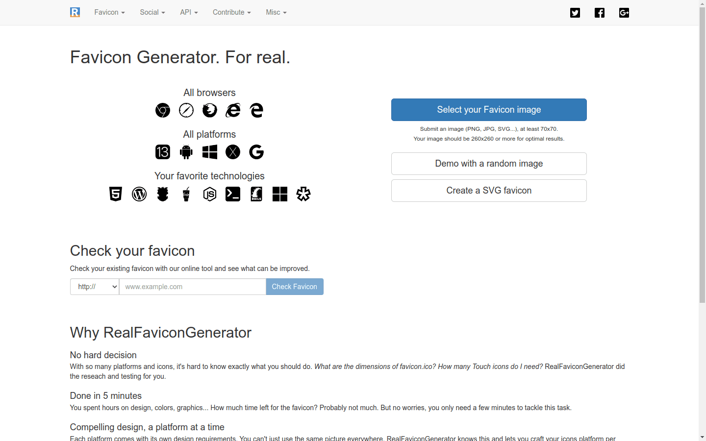 Favicon Generator preview