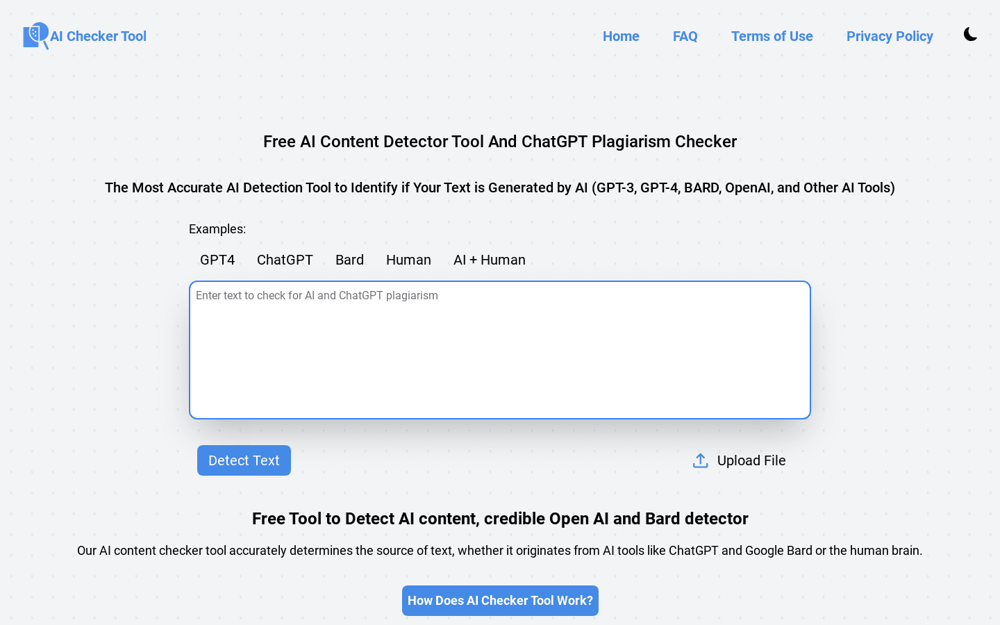 AI Checker Tool preview