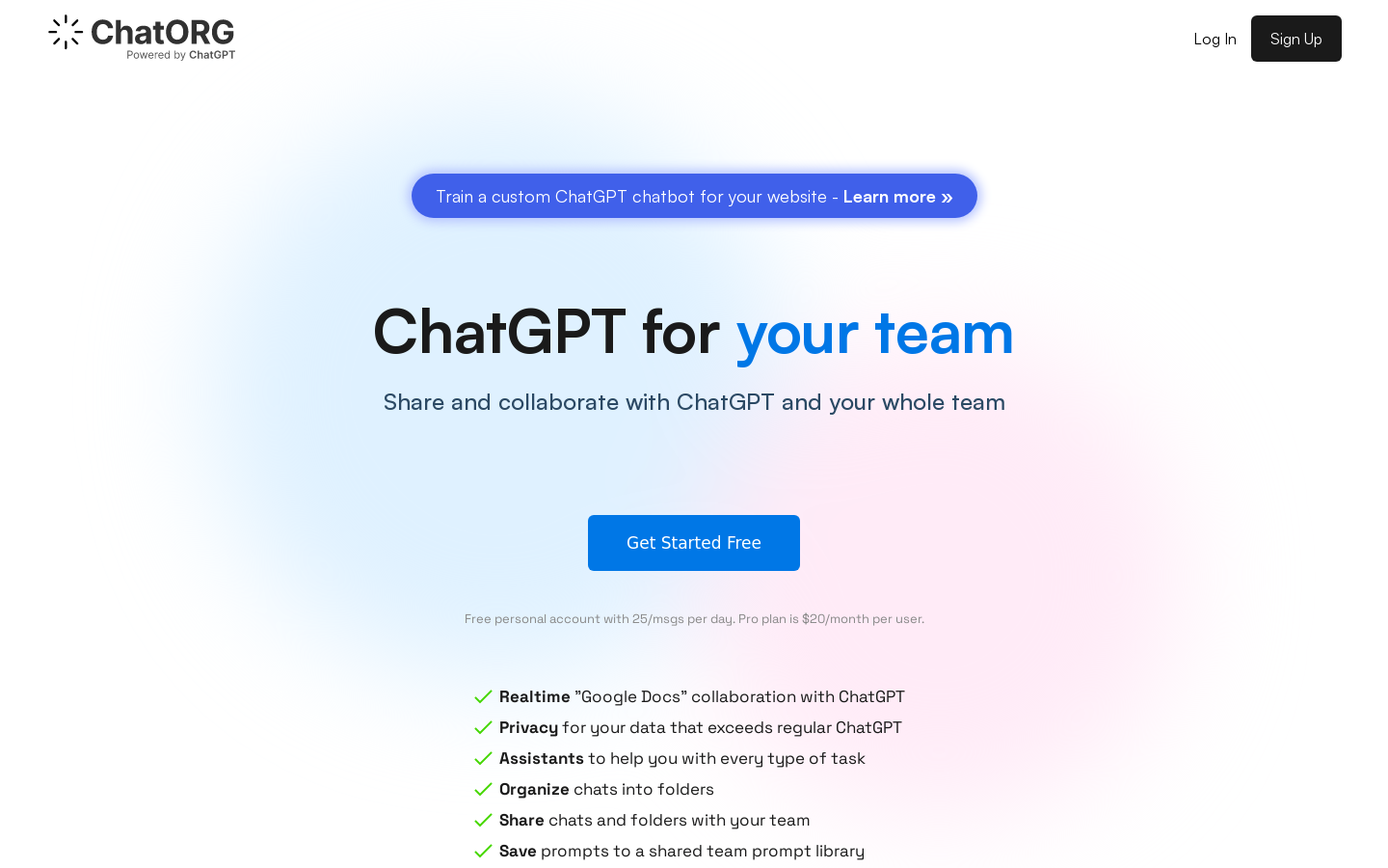 ChatORG preview