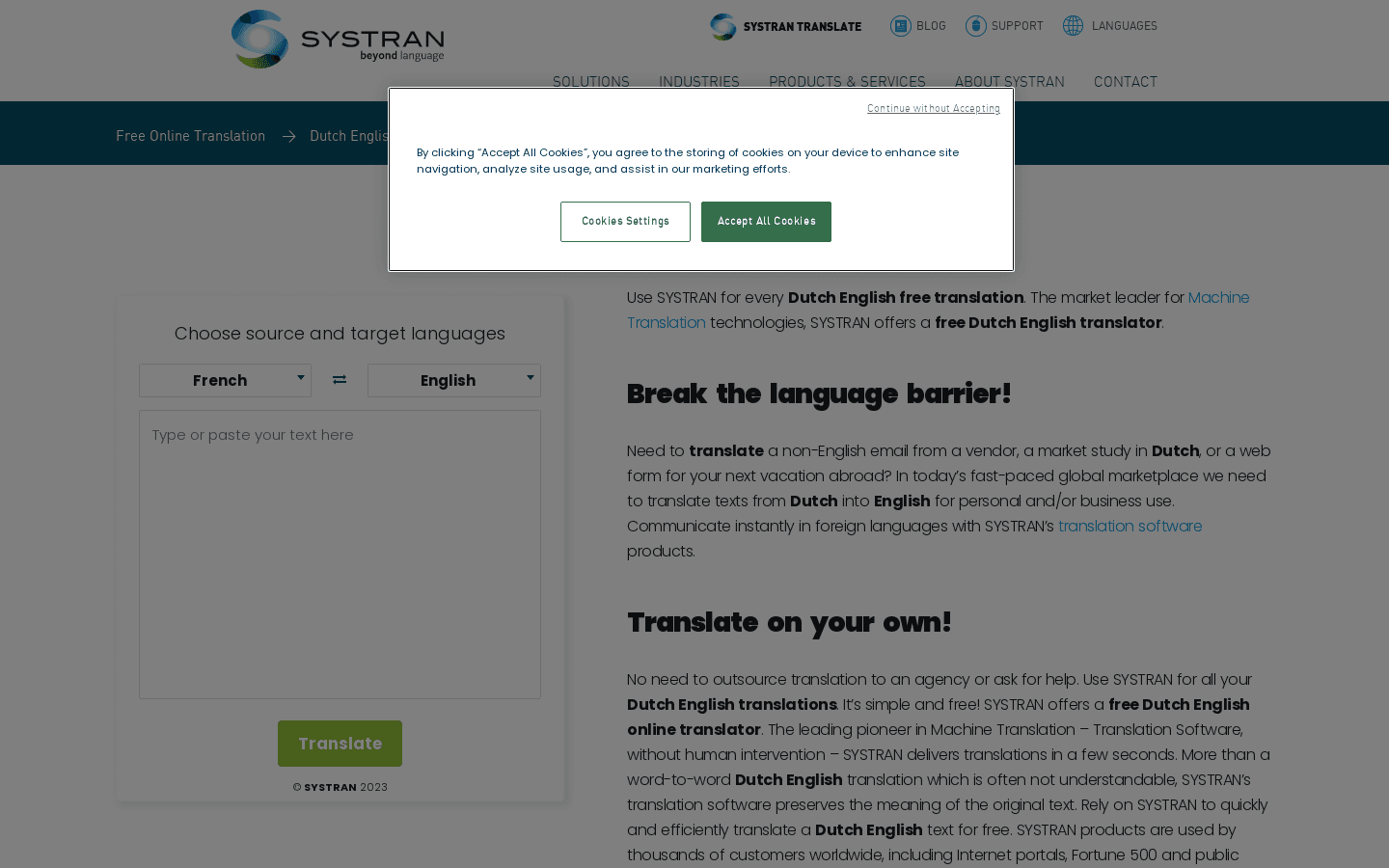 Dutch English Translation preview