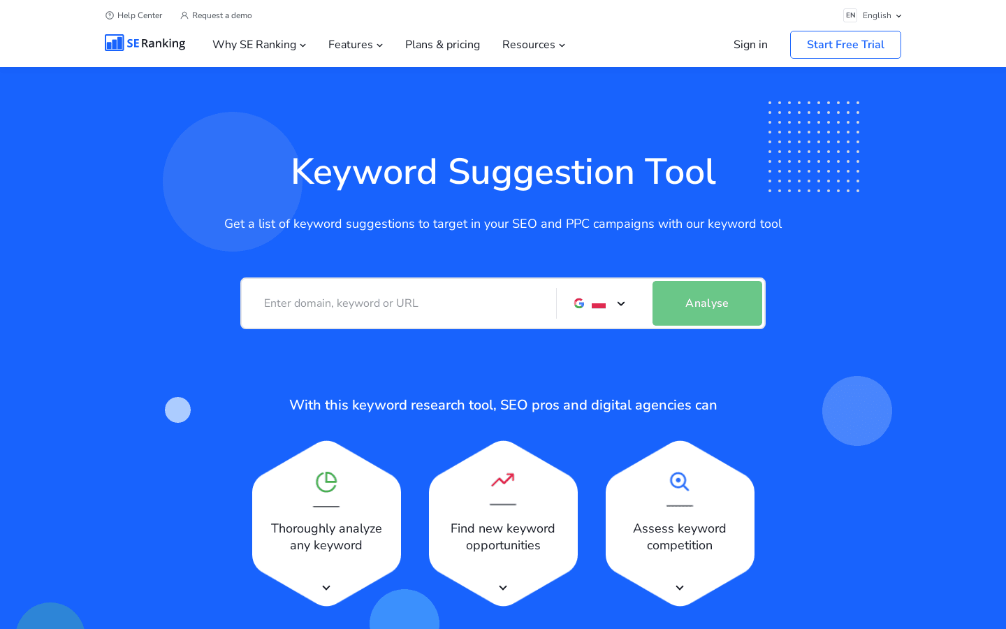 Keyword Suggestion Tool preview