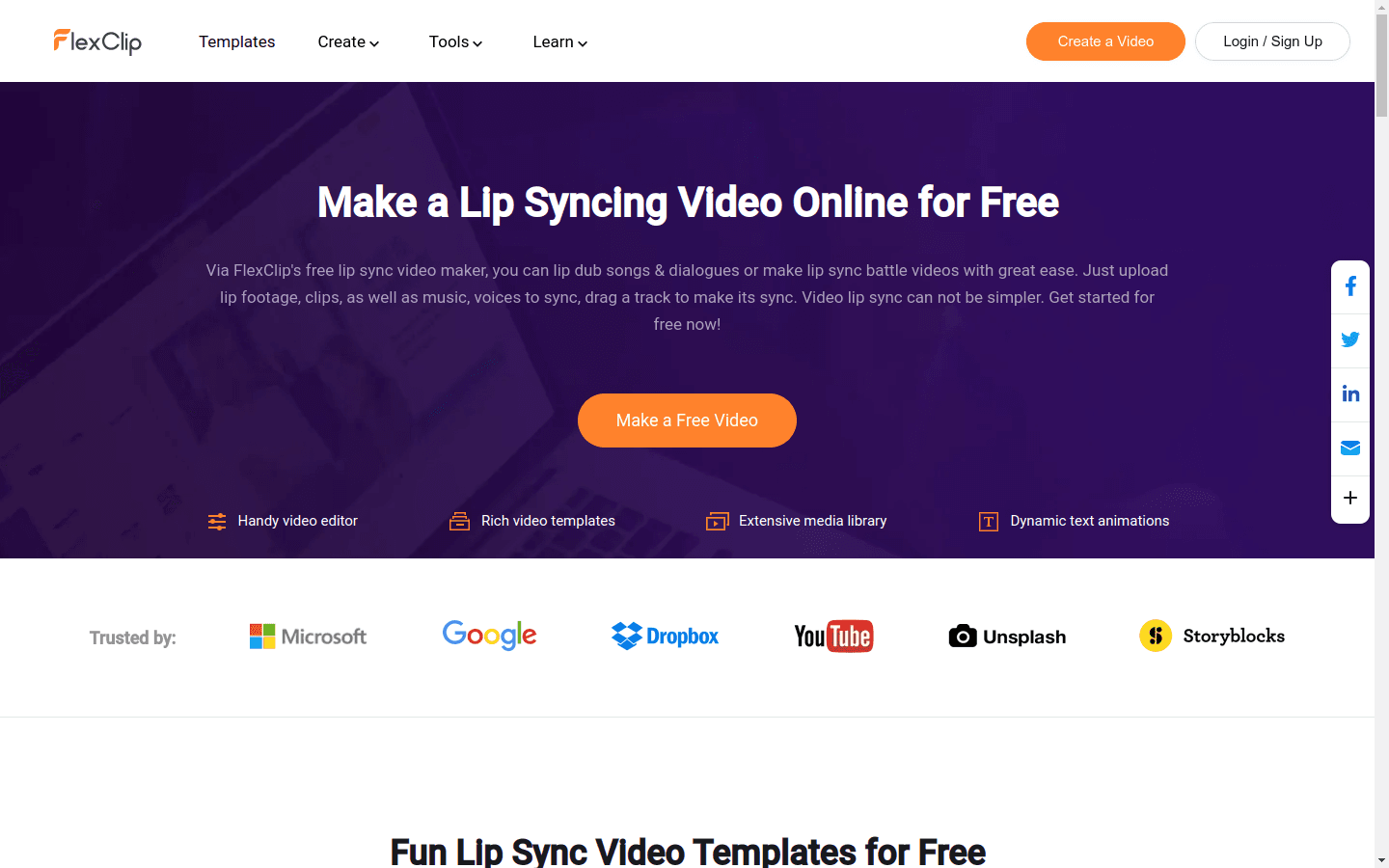 Lip Sync Video Maker preview