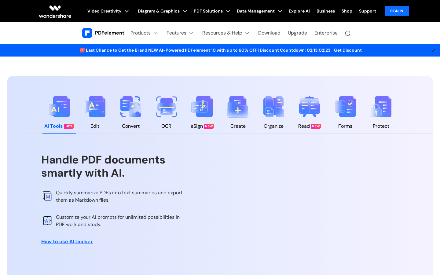 Wondershare PDFelement preview