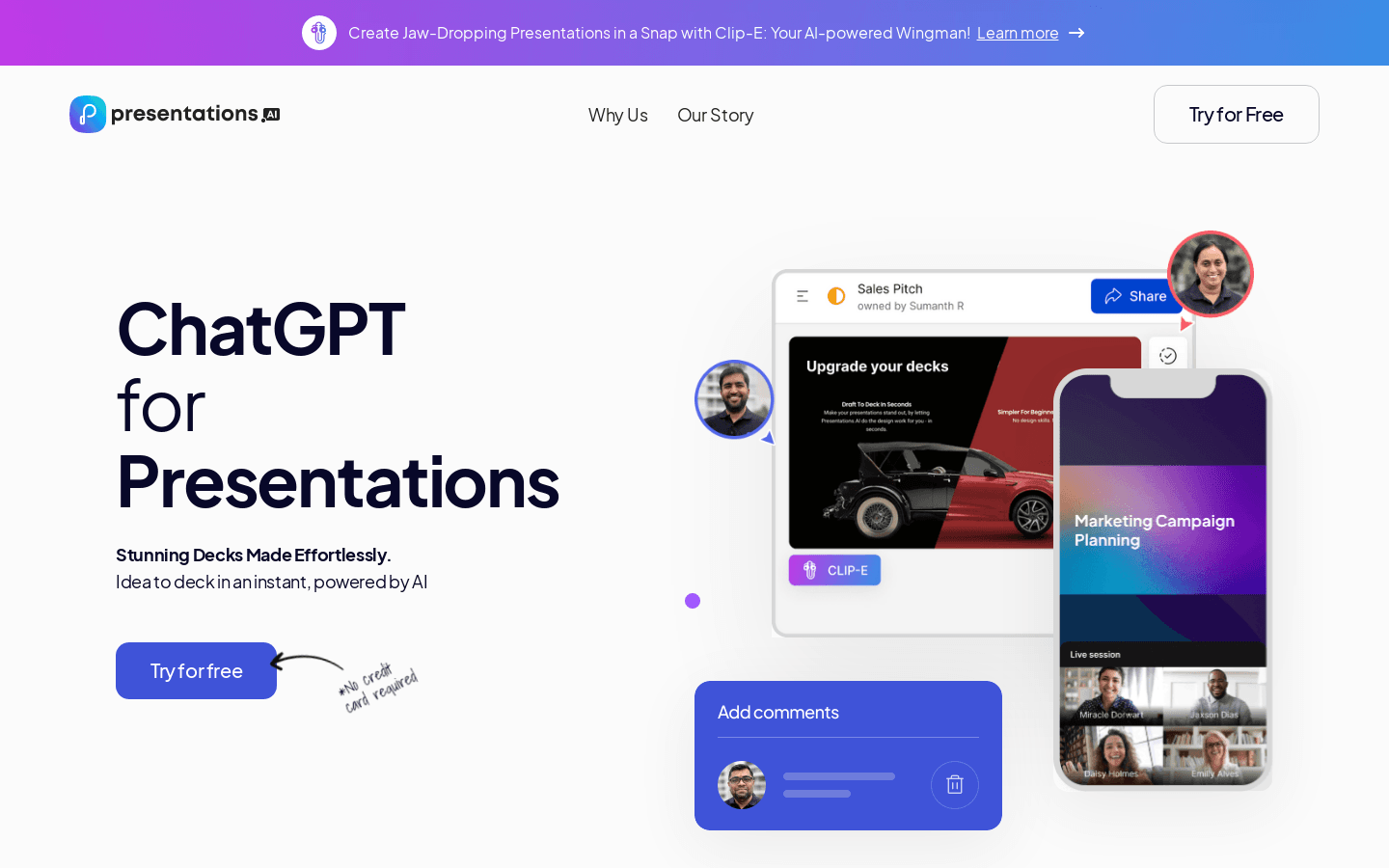 Presentations.AI preview