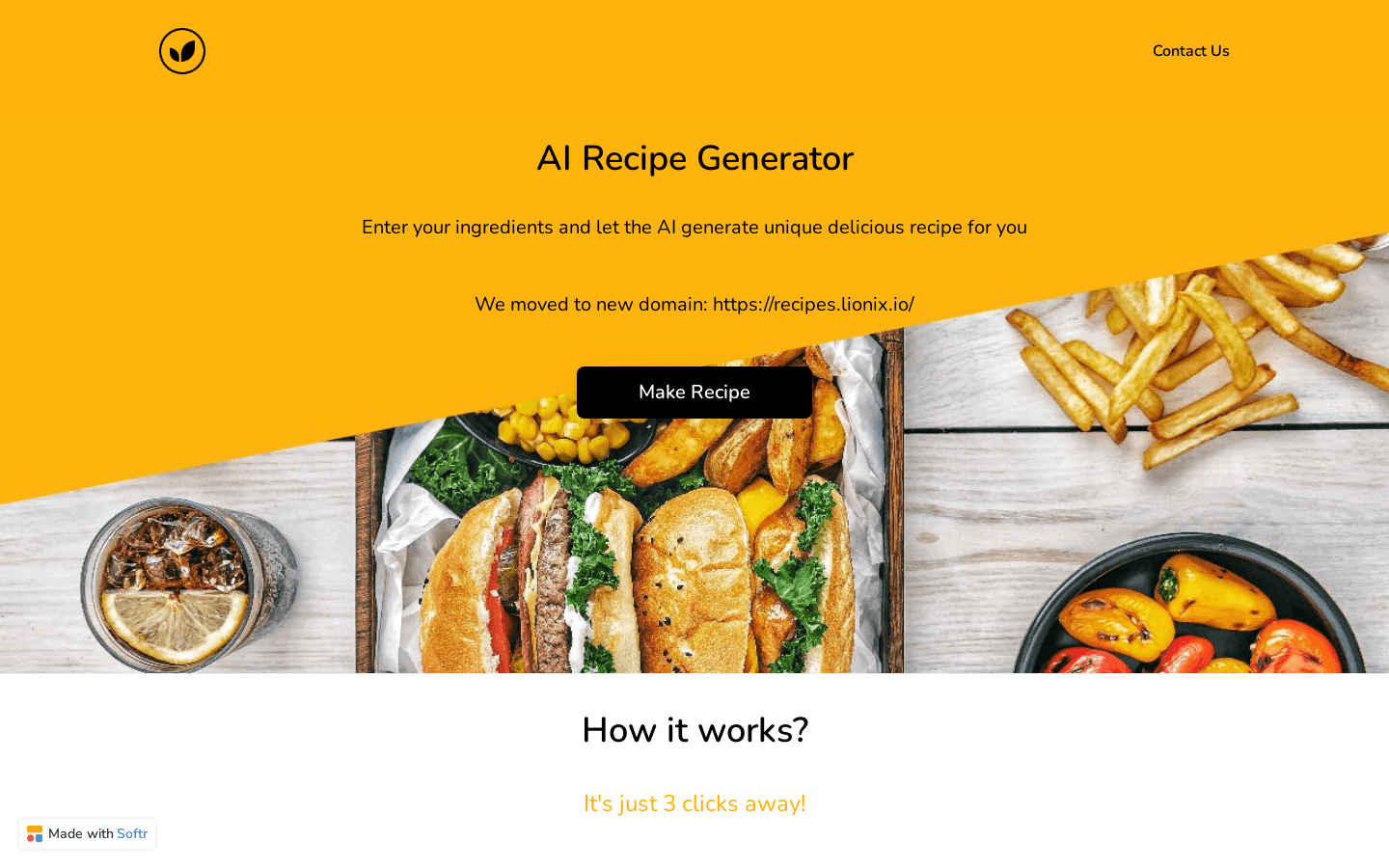 AI Recipe Generator preview