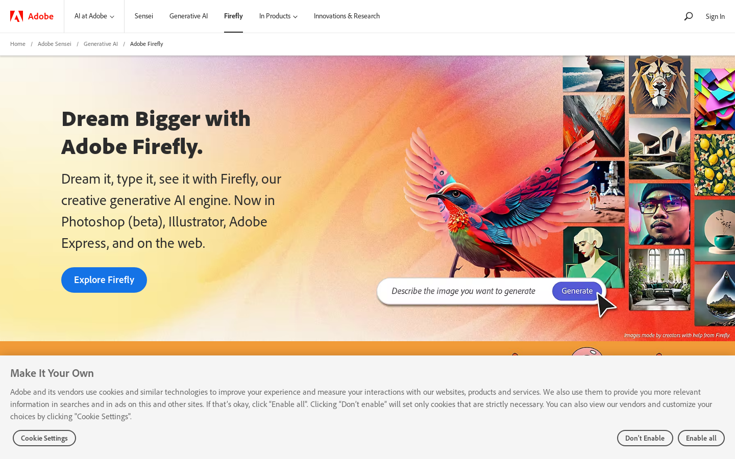 Adobe Firefly preview