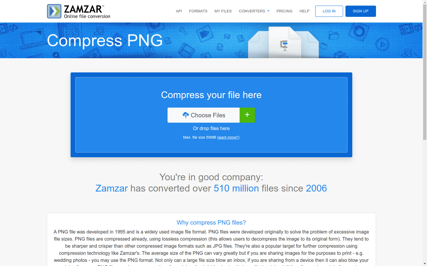 Compress PNG preview