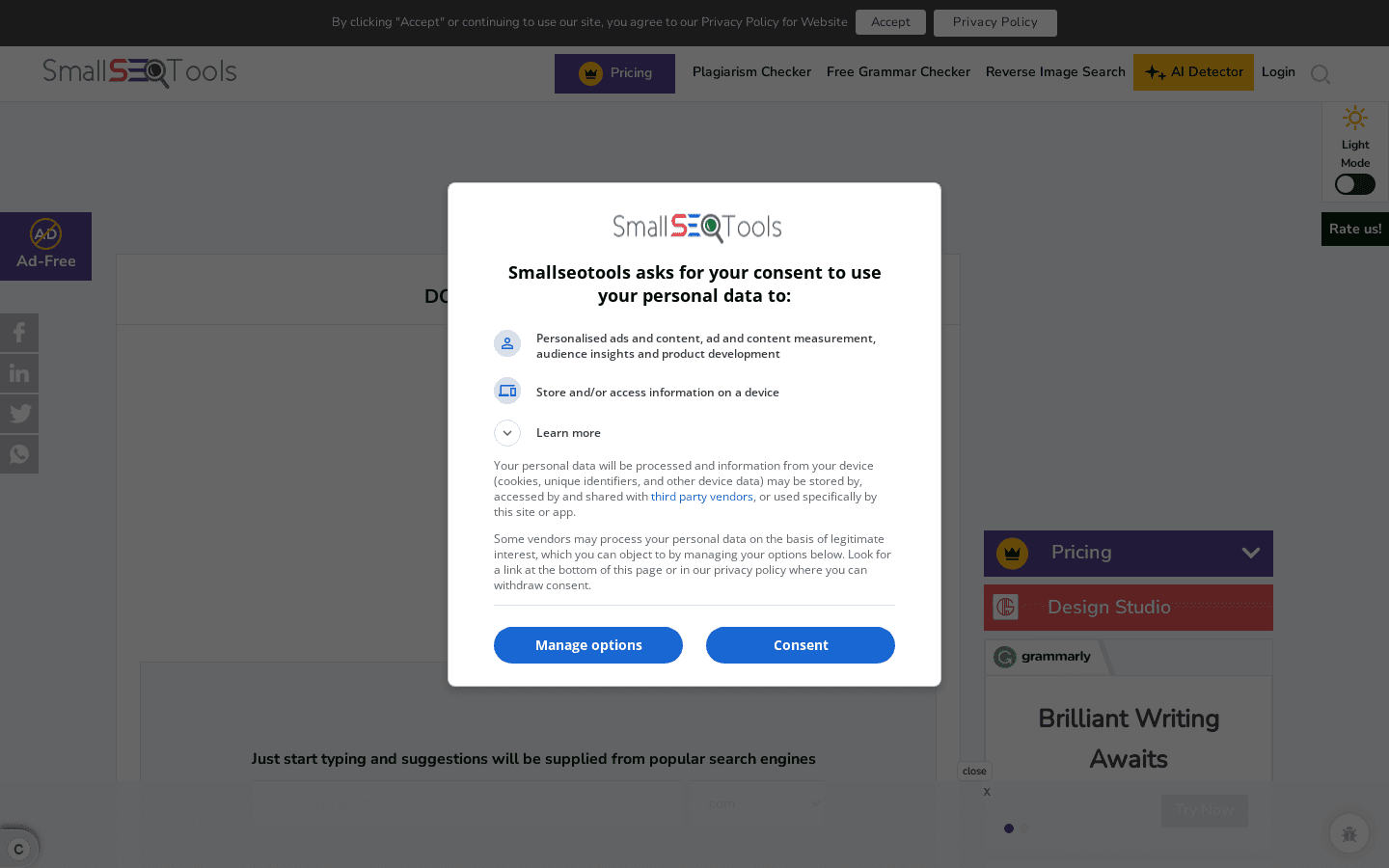 Domain Name Search preview