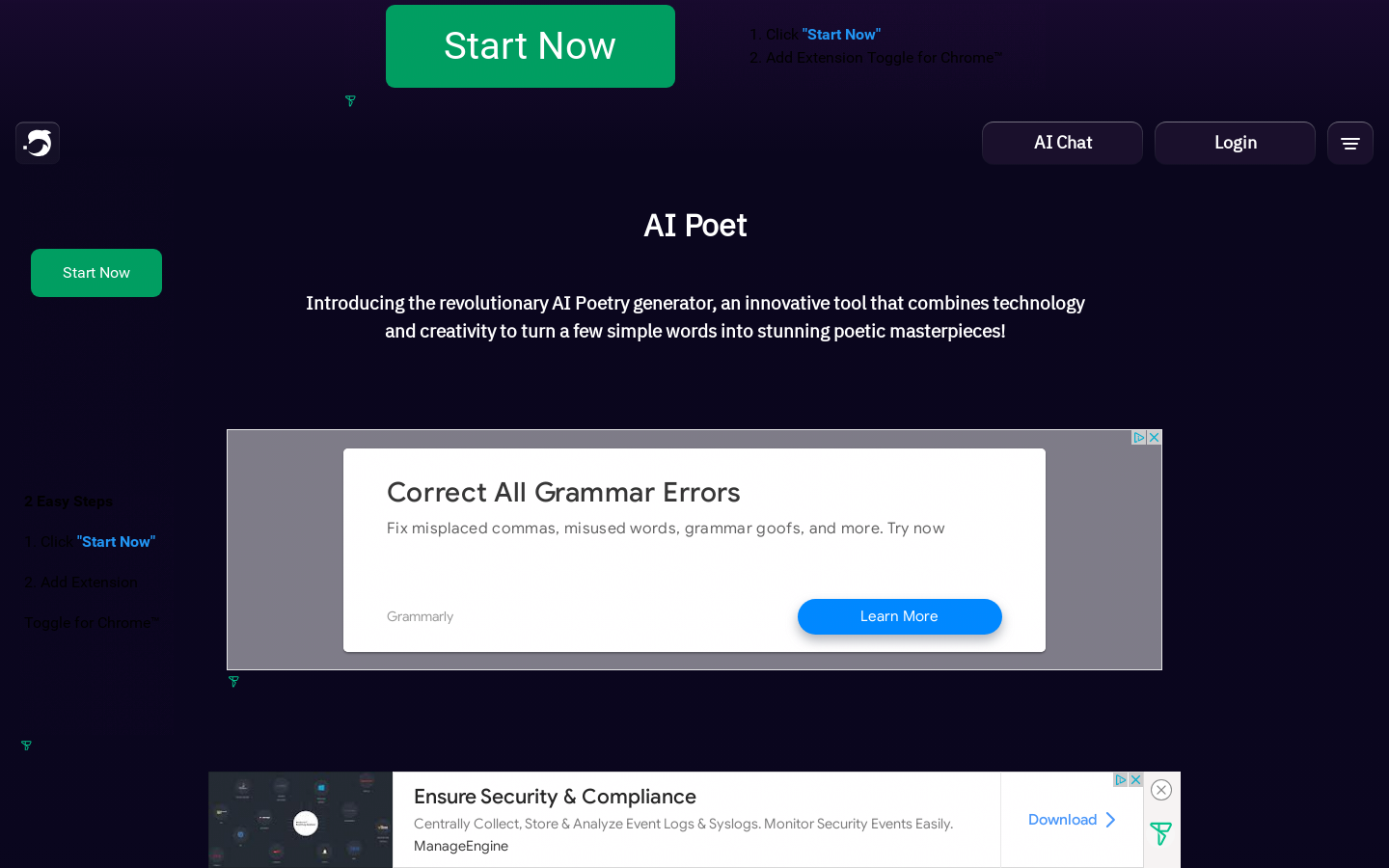 AI Poet by DeepAI preview