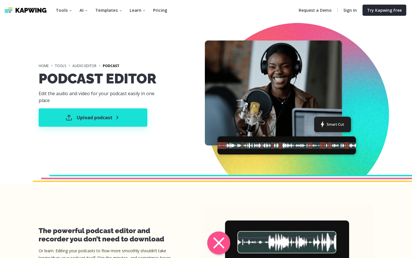 Video Podcast Editor preview