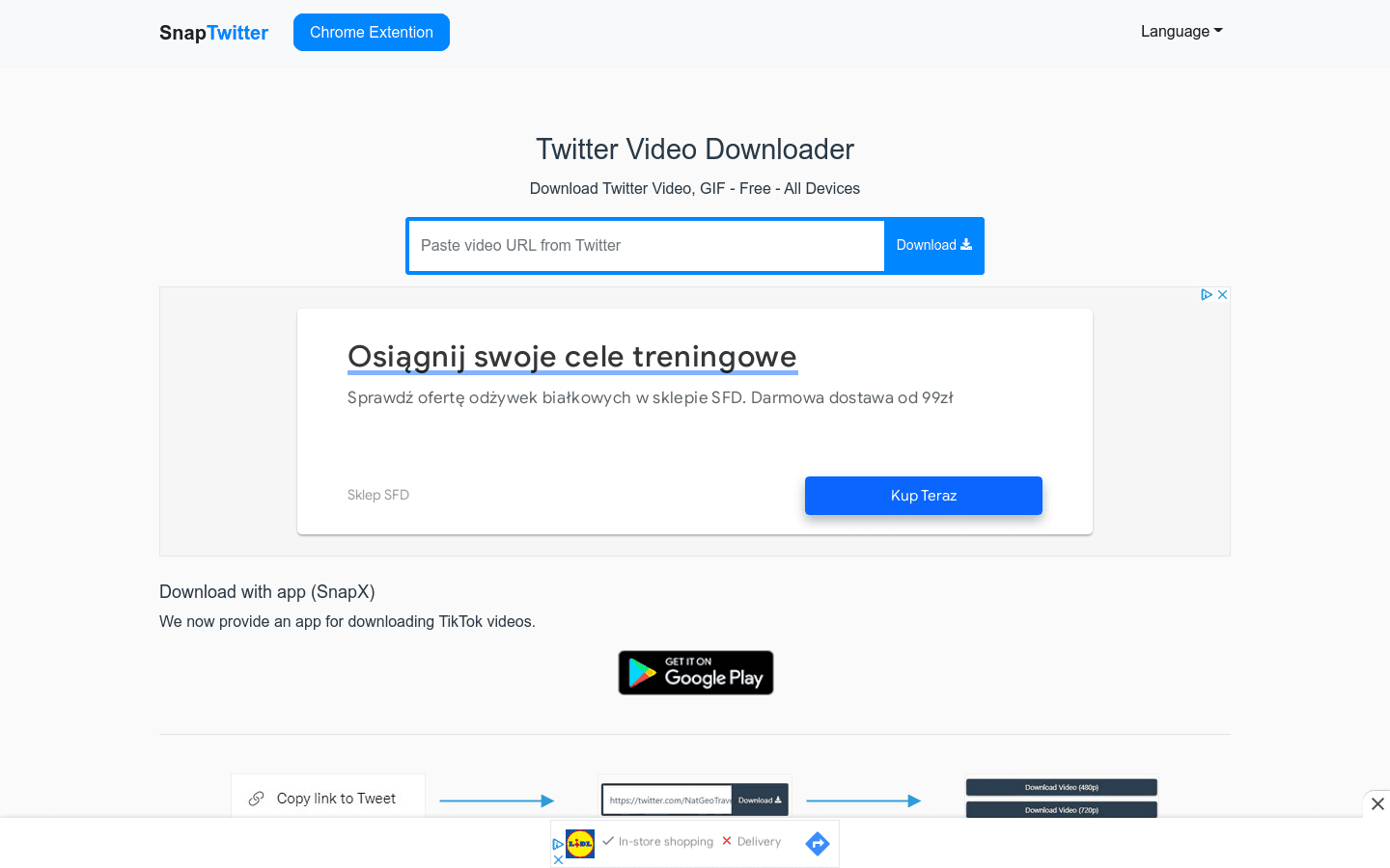 Twitter Video Downloader preview