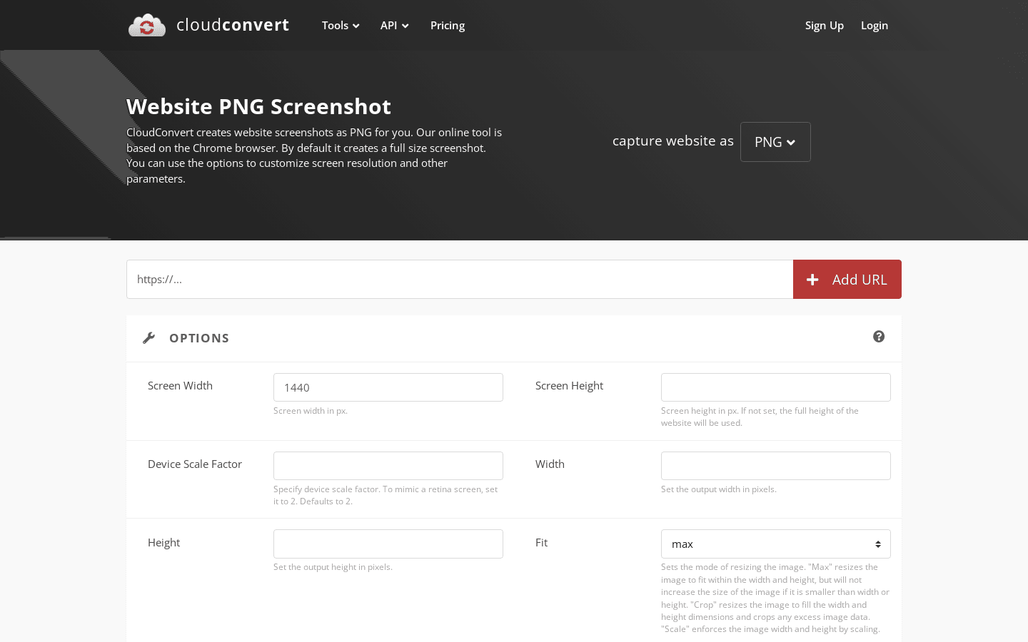 website png screenshot preview