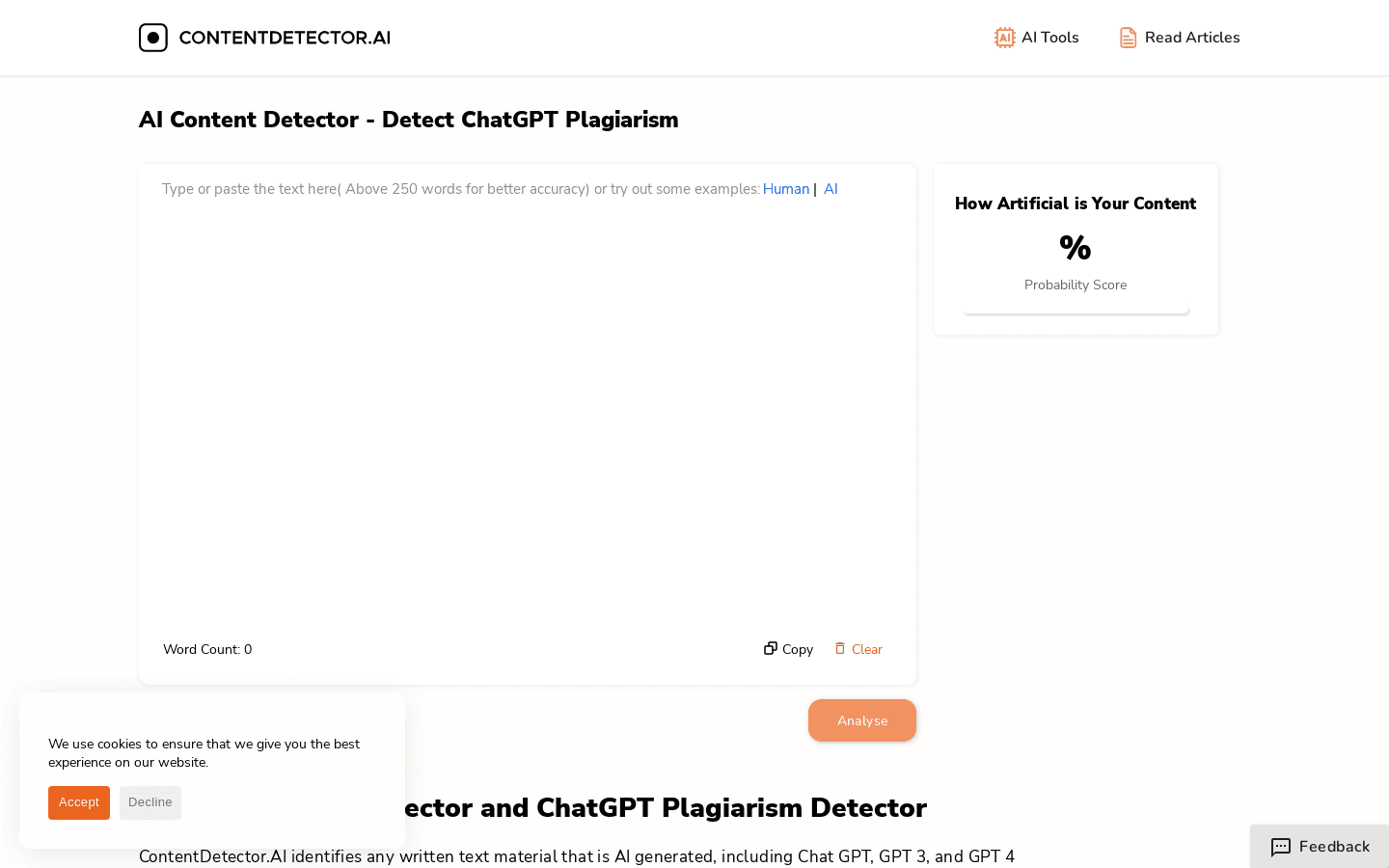 ContentDetector.AI preview