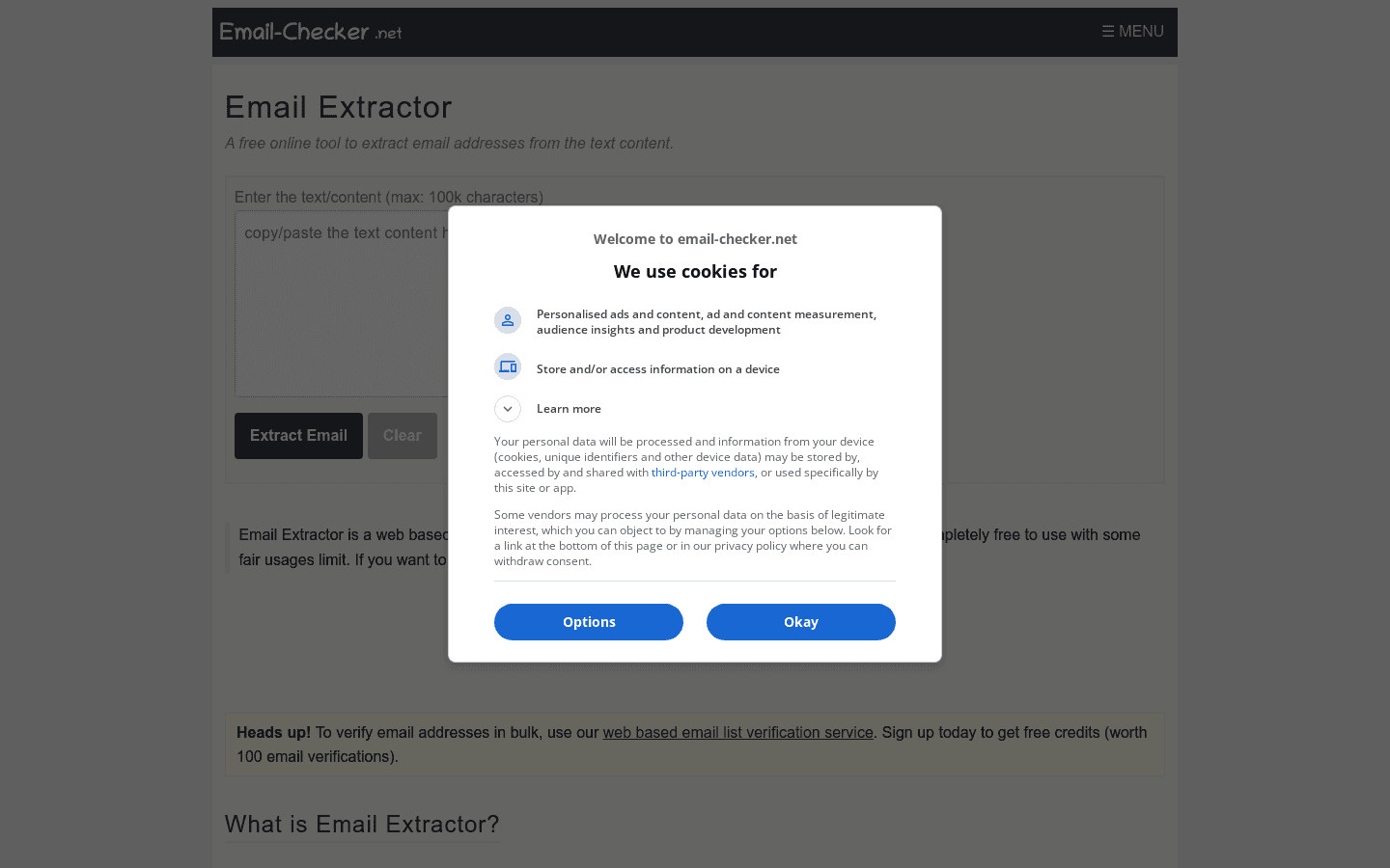 Email Extractor preview