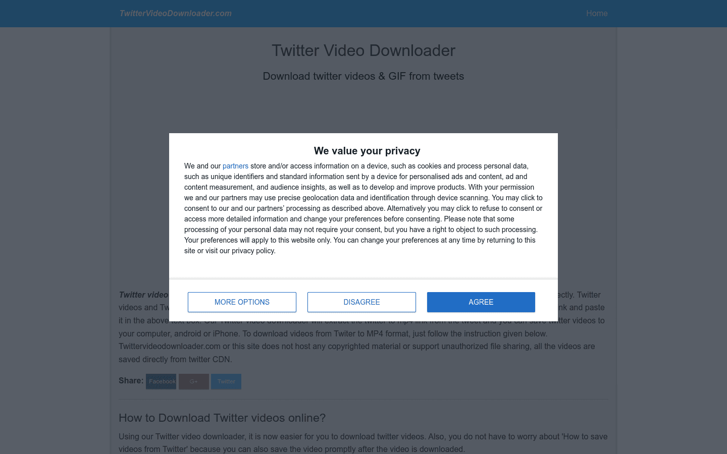 Twitter Video Downloader preview