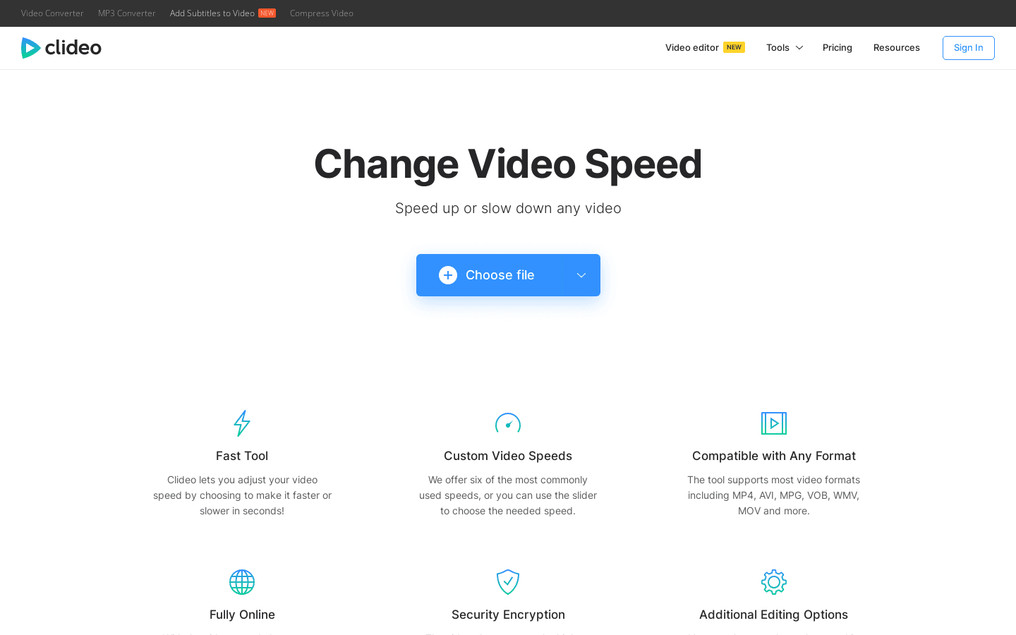 Change Video Speed preview