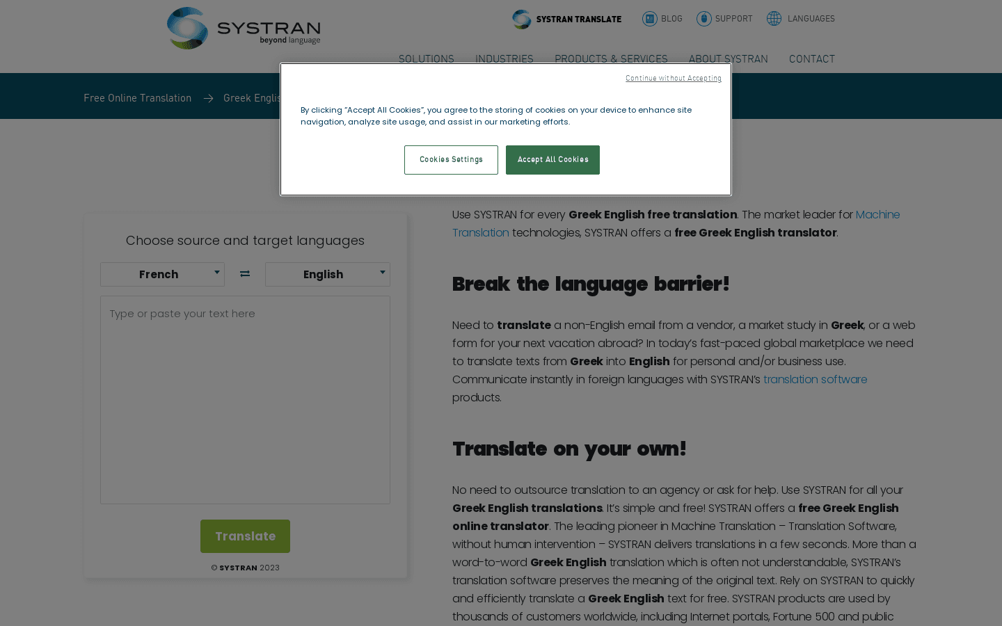 Greek English Translation preview