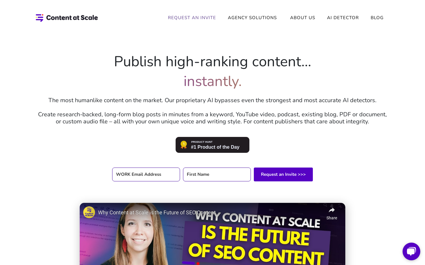 Content at Scale preview