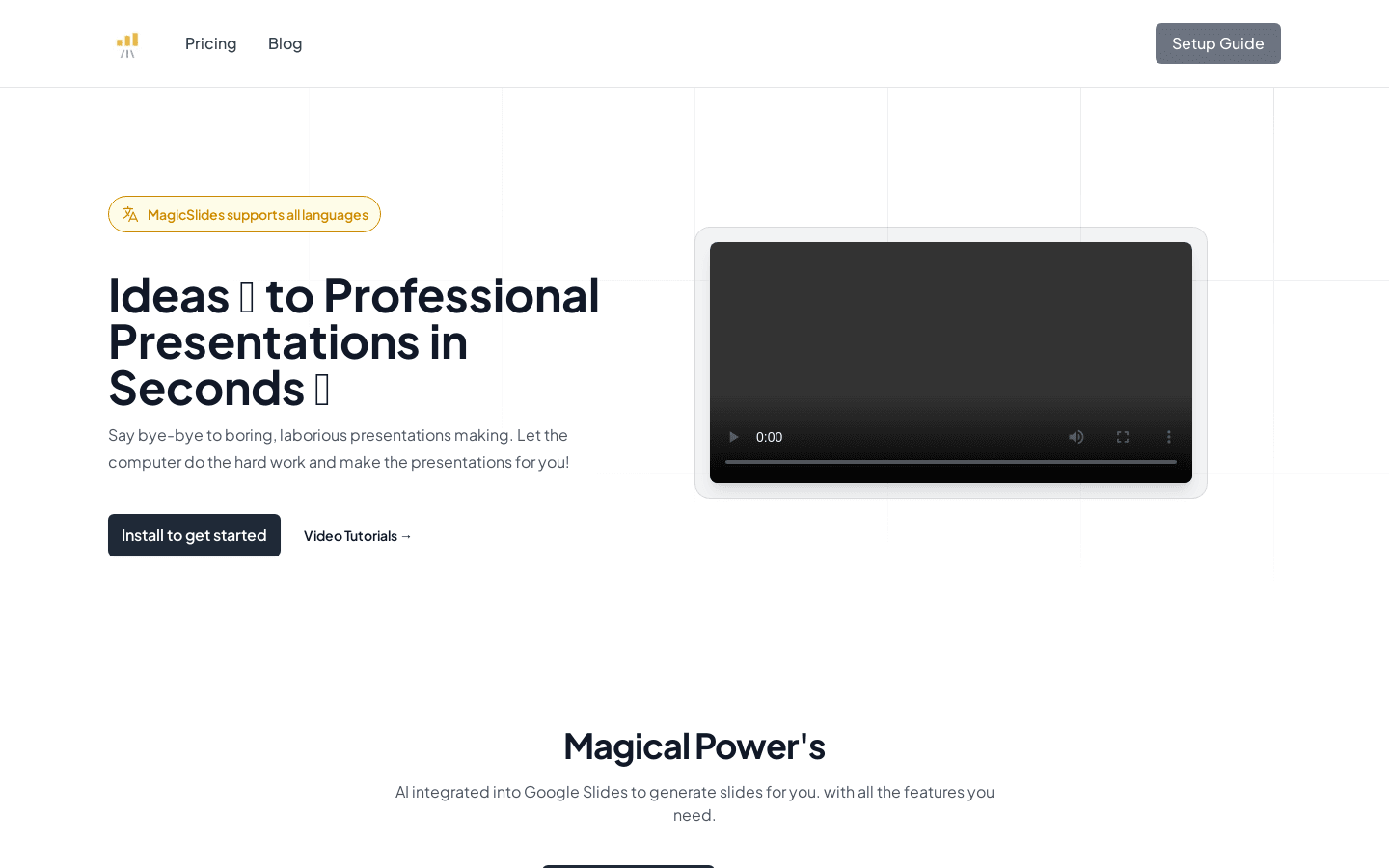 MagicSlides App preview