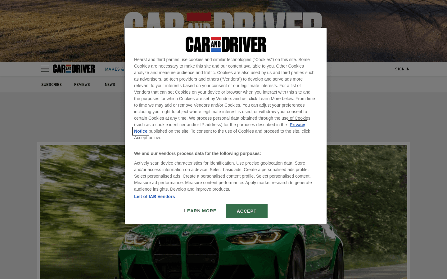 Car and Driver preview