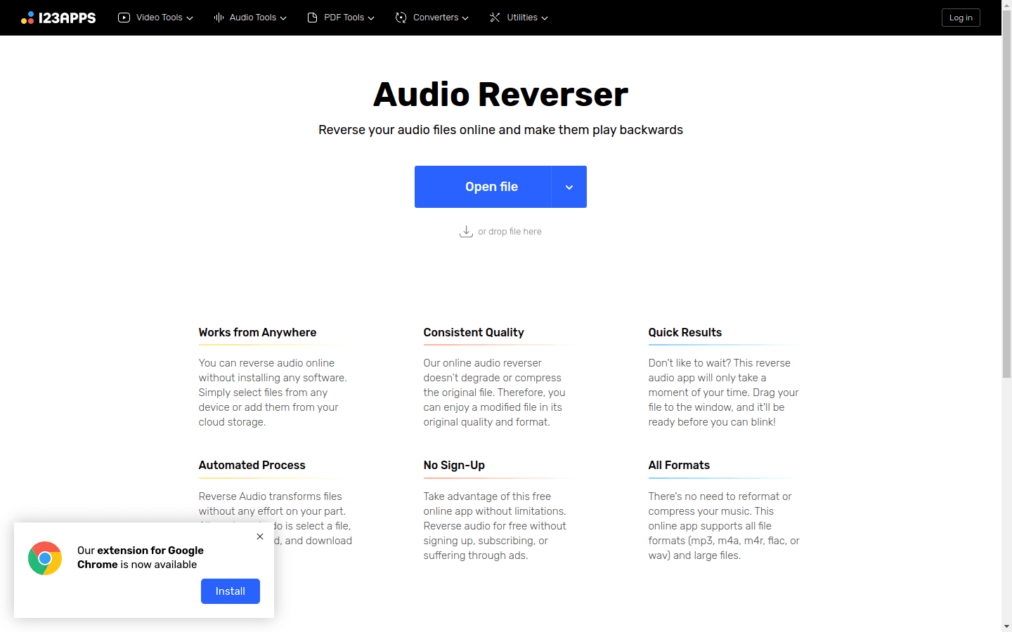 Audio Reverser preview