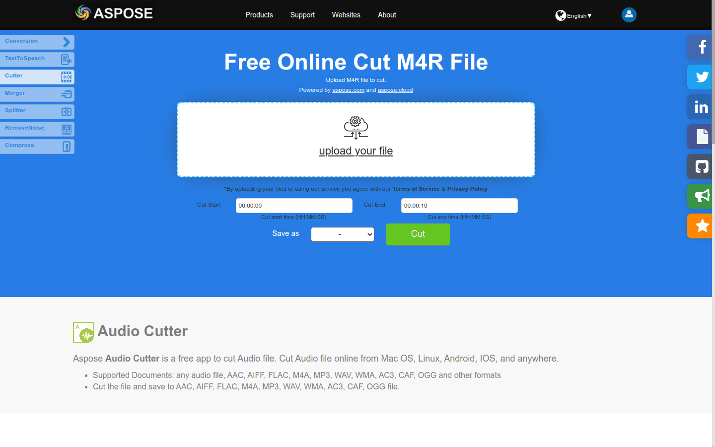 Cut M4R File preview