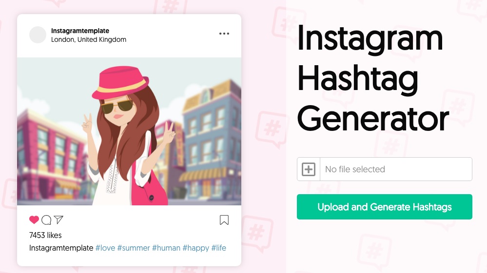 Free Instagram Hashtag Generator preview
