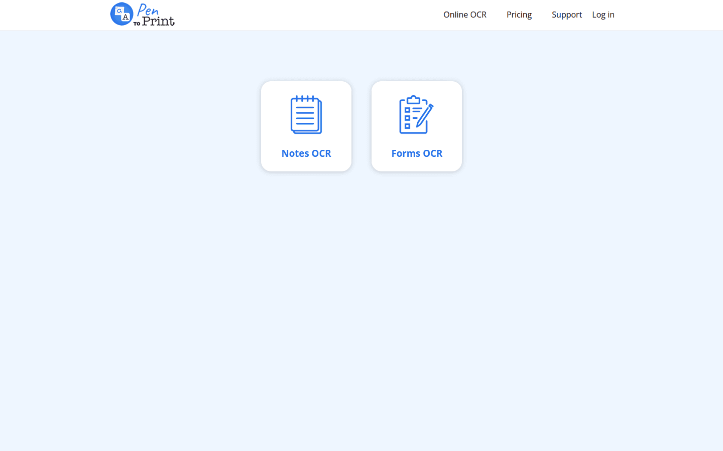 Handwriting to Text preview