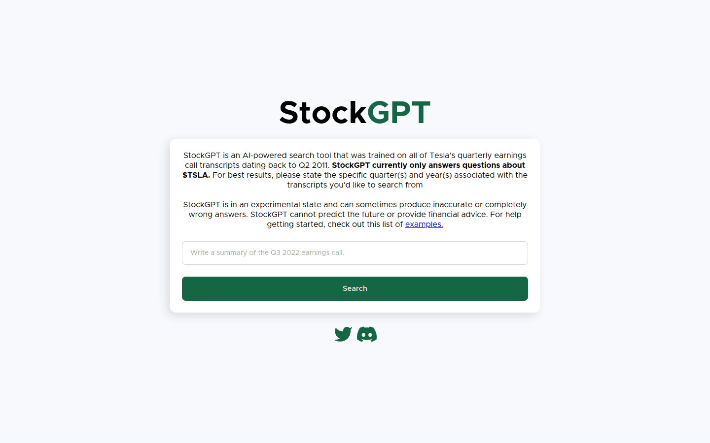 StockGPT preview