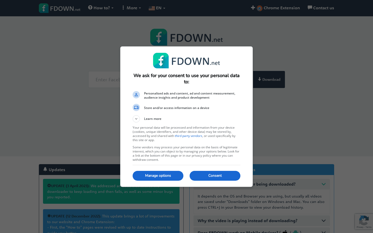 Facebook Video Downloader preview