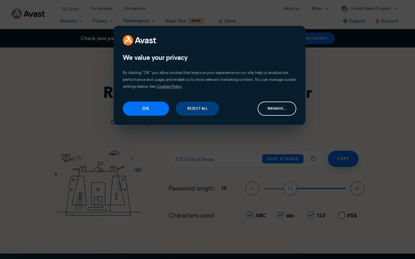 Random Password Generator preview