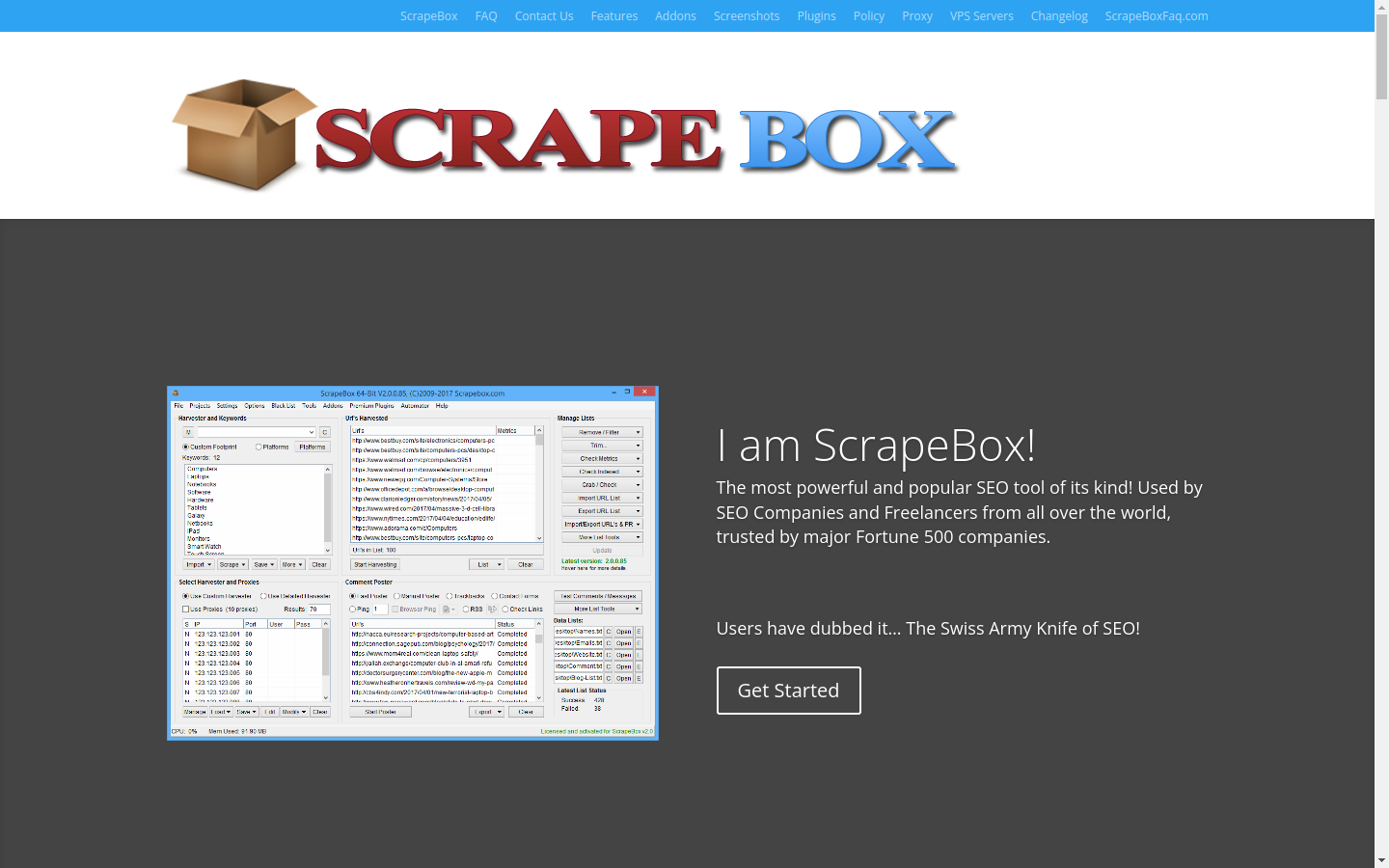 ScrapeBox preview