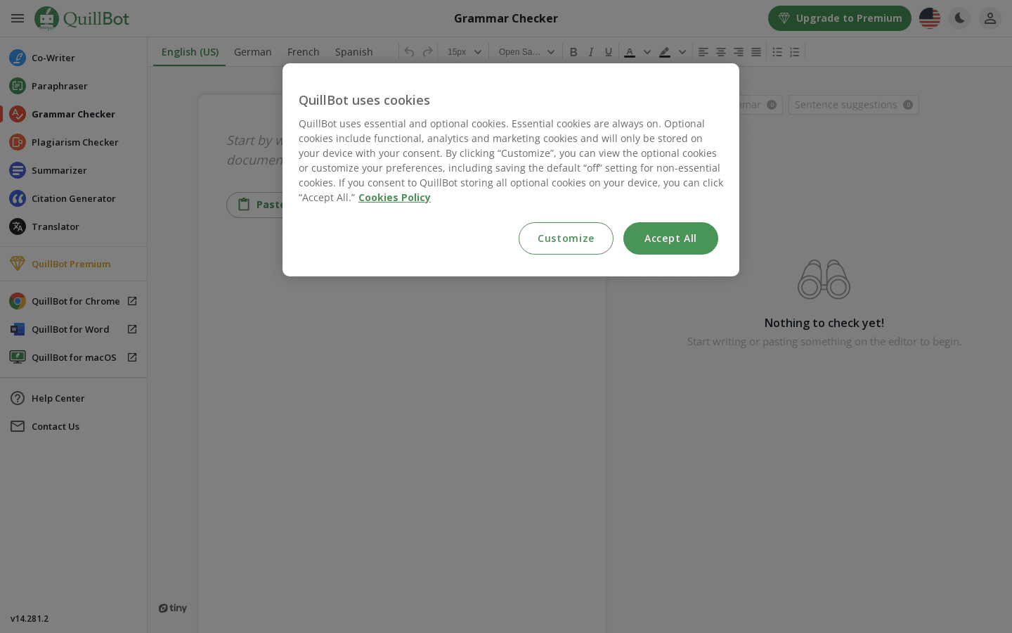 Grammar Checker preview