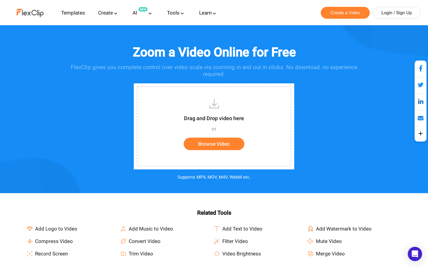 Zoom a Video preview