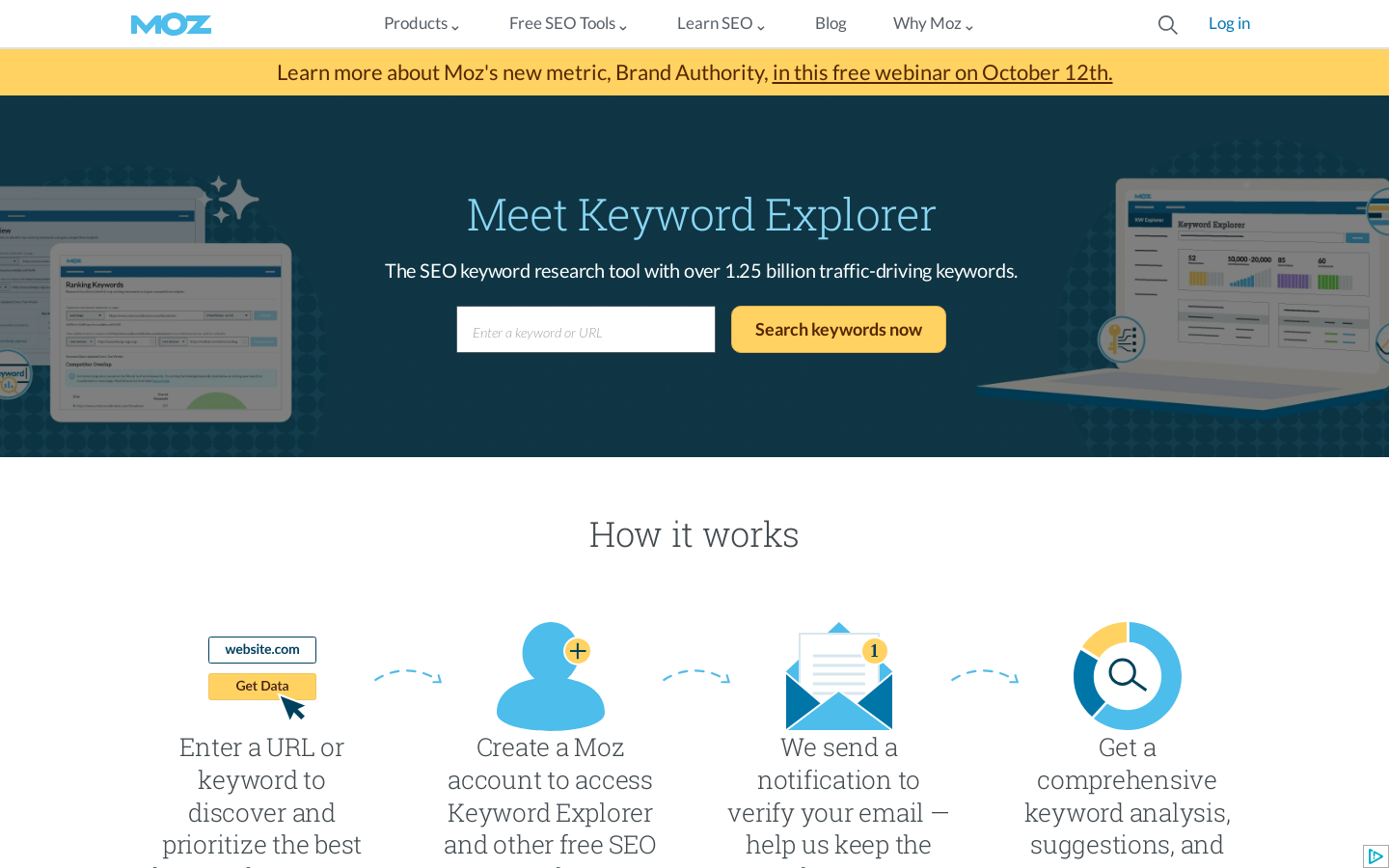 Keyword Explorer preview