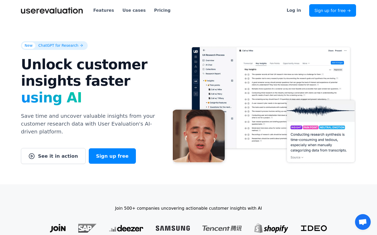 User Evaluation preview