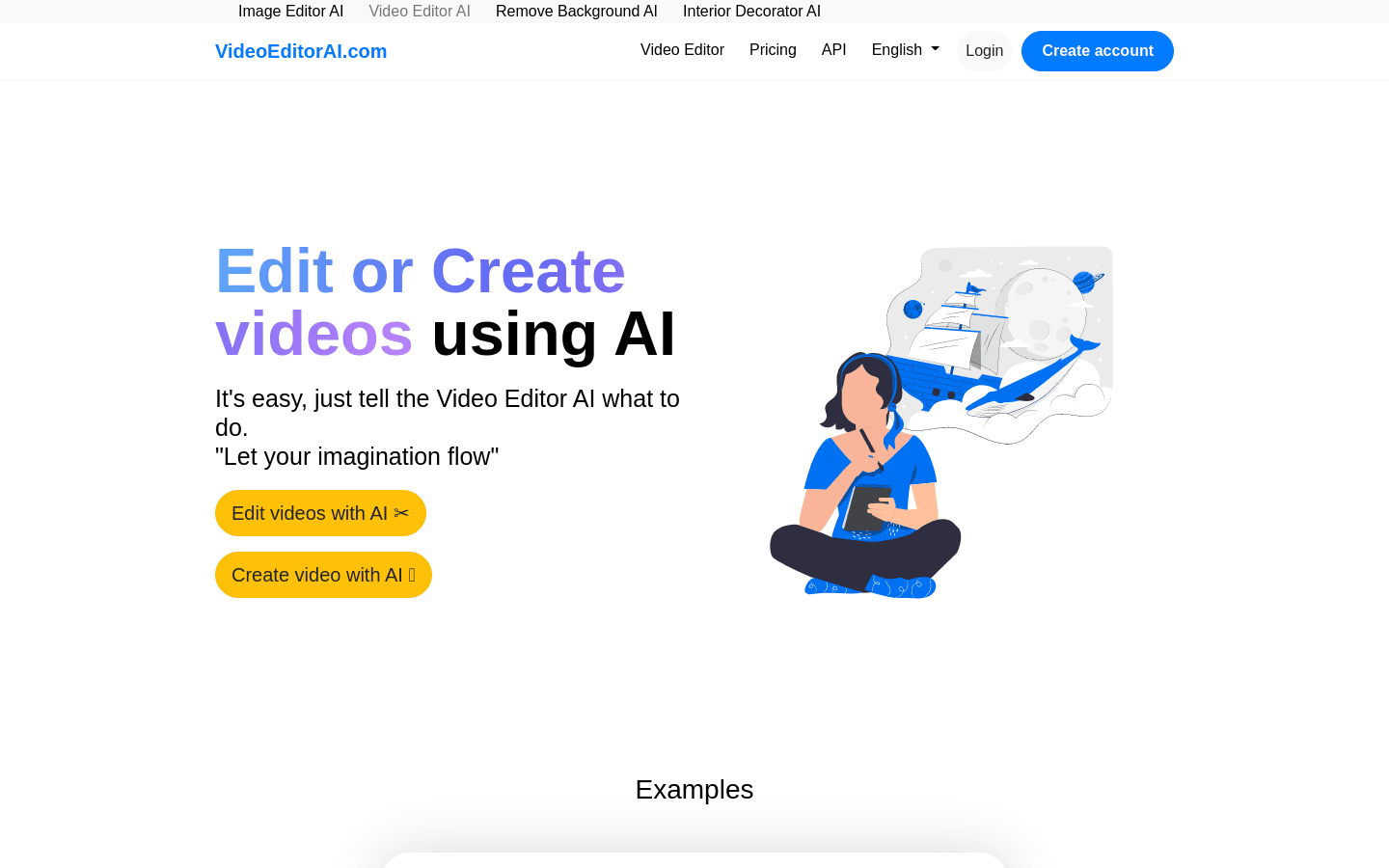 VideoEditorAI.com preview