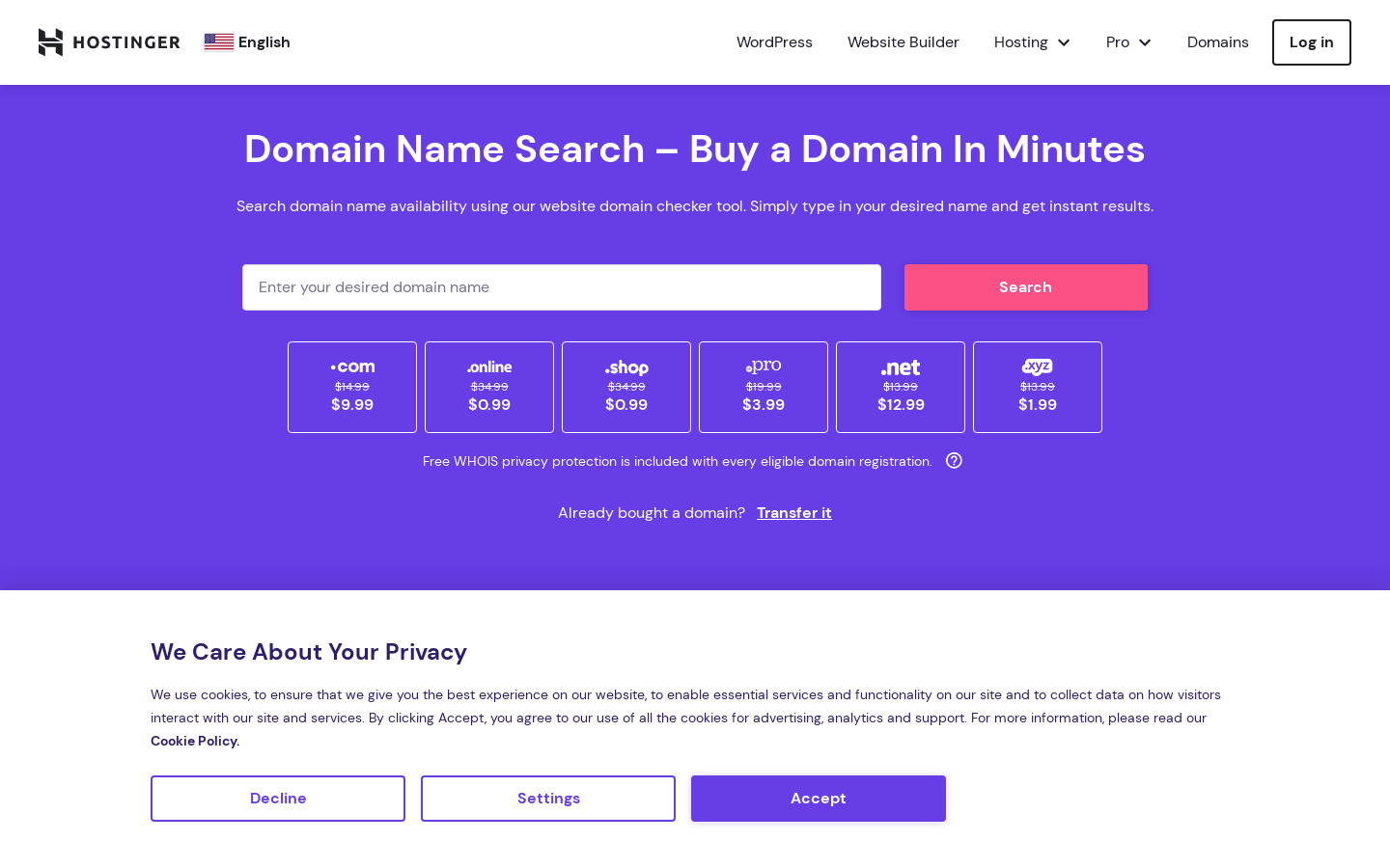Domain Checker preview