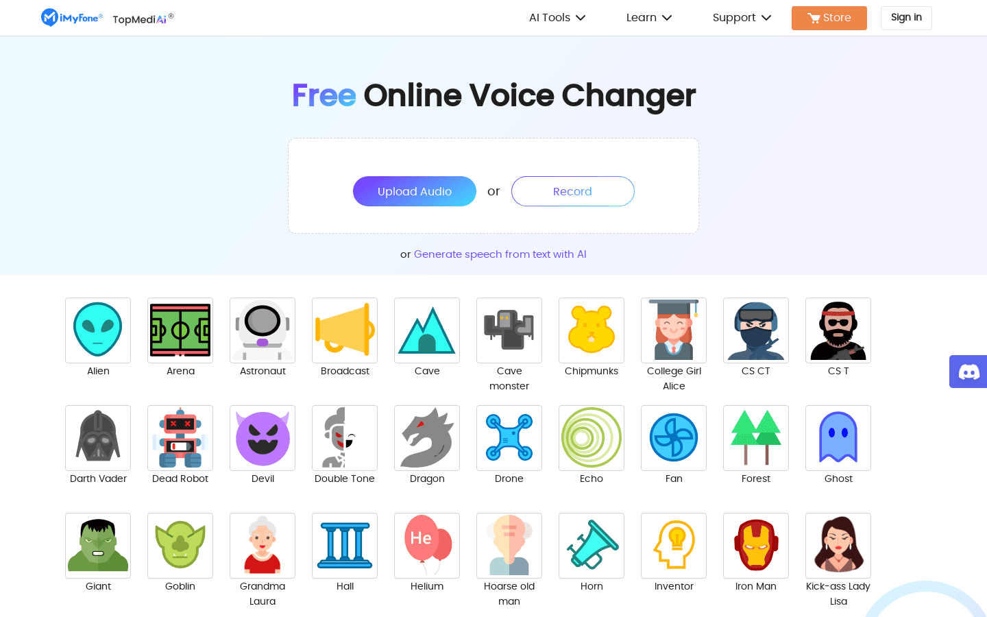 Voice Changer preview