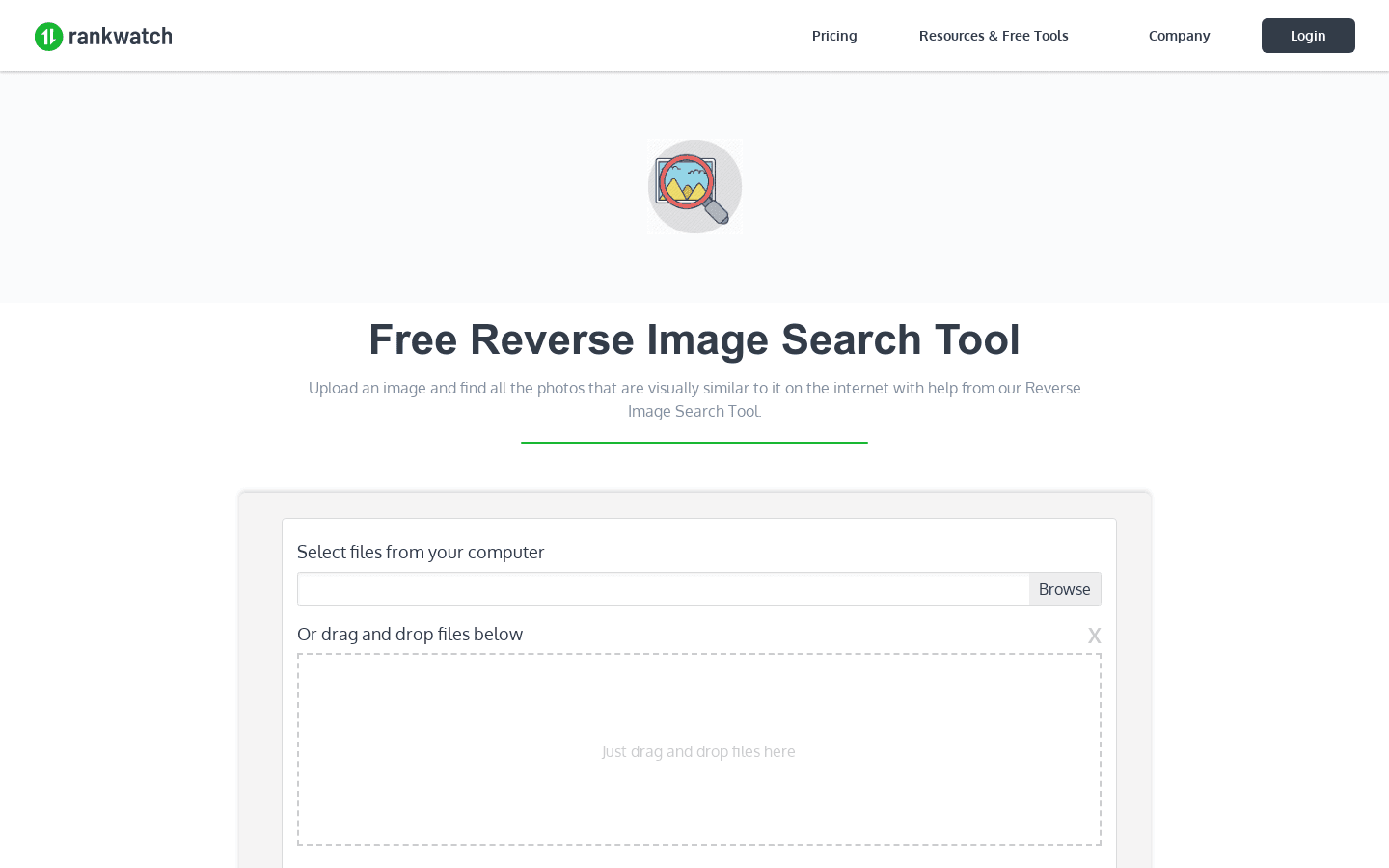 Free Reverse Image Search Tool preview