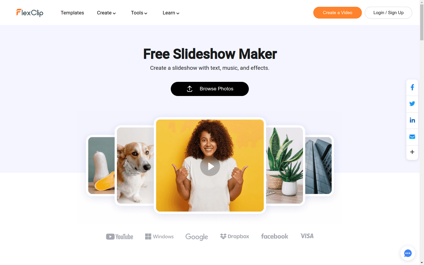 Slideshow Maker by FlexClip preview