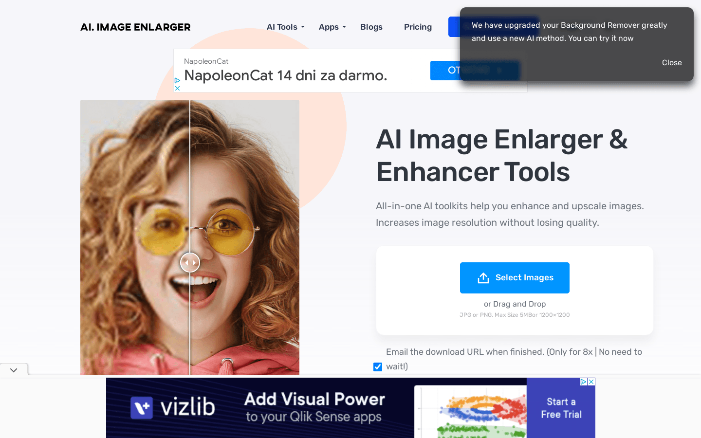 AI Image Enlarger & Enhancer Tools preview