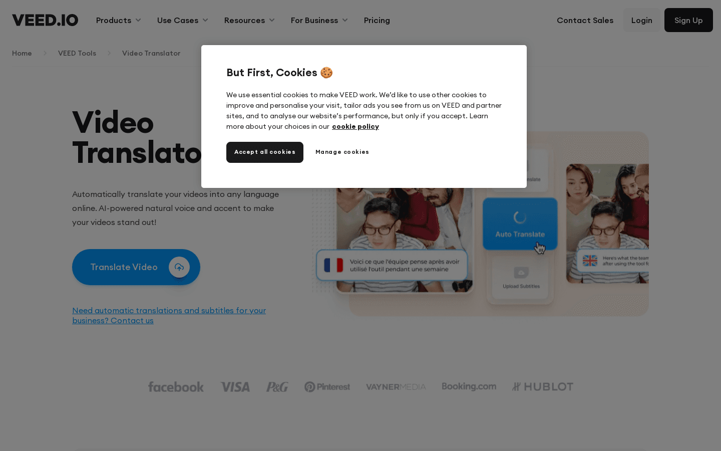 Video Translator preview