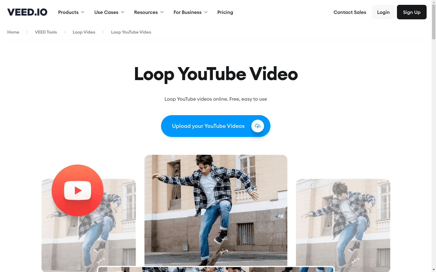 Loop YouTube Video preview