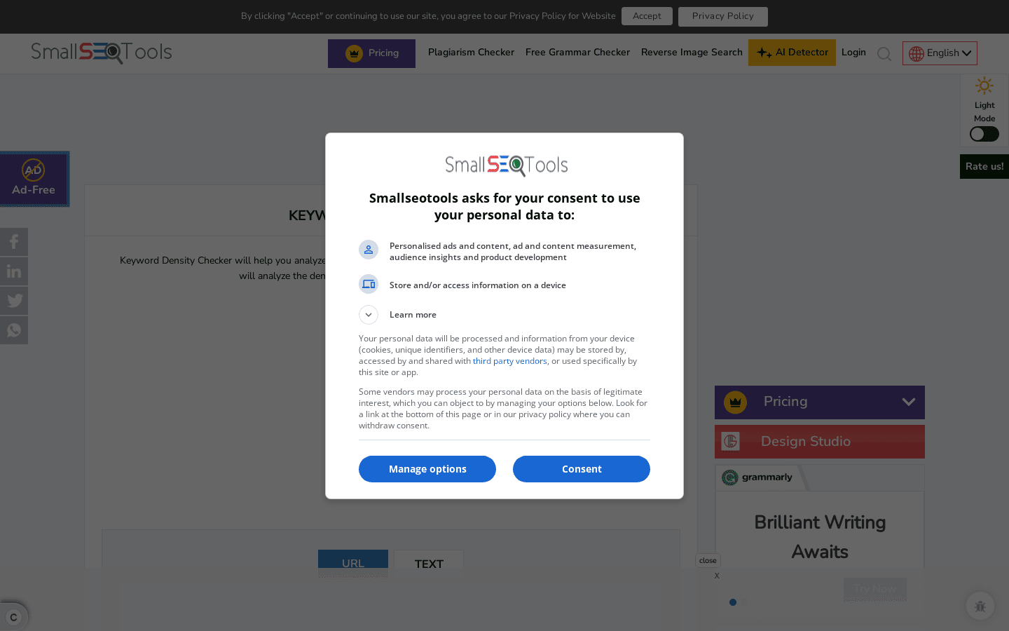 KEYWORD DENSITY CHECKER preview